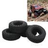 4PCS RC Terraom Tires Super Grip Soft Rubber RC Crawler Mud Tires 1.25inch RC Car Wheel for SCX24 1/24 RC view 4