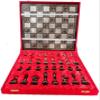 Aakarati 14 inch Handcrafted Russian Soviet Series Metal Chess Pieces & Board Set with Velvet Storage Box | Brass Metal Luxury Chess Set | Quad Weighted |Soviet Series l Luxury Chess Set view 3