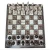 Aakarati 14 inch Handcrafted Russian Soviet Series Metal Chess Pieces & Board Set with Velvet Storage Box | Brass Metal Luxury Chess Set | Quad Weighted |Soviet Series l Luxury Chess Set view 4