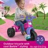 Fisher-Price Toddler Tricycle Barbie Tough Trike, Toy Bike with Handlebar Grips & Storage for Outdoor Play Kids Ages 2+ Years (Amazon Exclusive) view 2