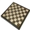 Aakrati Devyom Brass Chess Board Game Set With Brass Chess Pieces Chessmen Coins (12'' X 12'' Inches) view 2