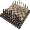 Aakrati Devyom Brass Chess Board Game Set With Brass Chess Pieces Chessmen Coins (12'' X 12'' Inches) view 3