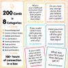 200 Icebreaker Conversation Cards - Improve Your Small Talk & Make Deep Connections - Perfect for Parties, Gatherings & More - Always Have Something to Say - Discuss Fun Questions & Interesting Topics view 3