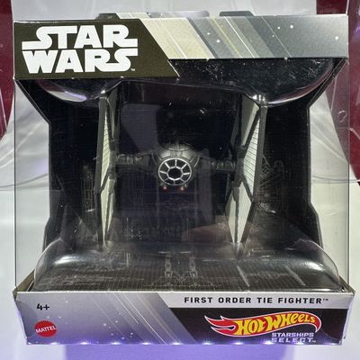 Hot Wheels - Star Wars Starships Select - First Order TIE Fighter - #14-2023 Mix 1 - Ships Bubble Wrapped in a Box