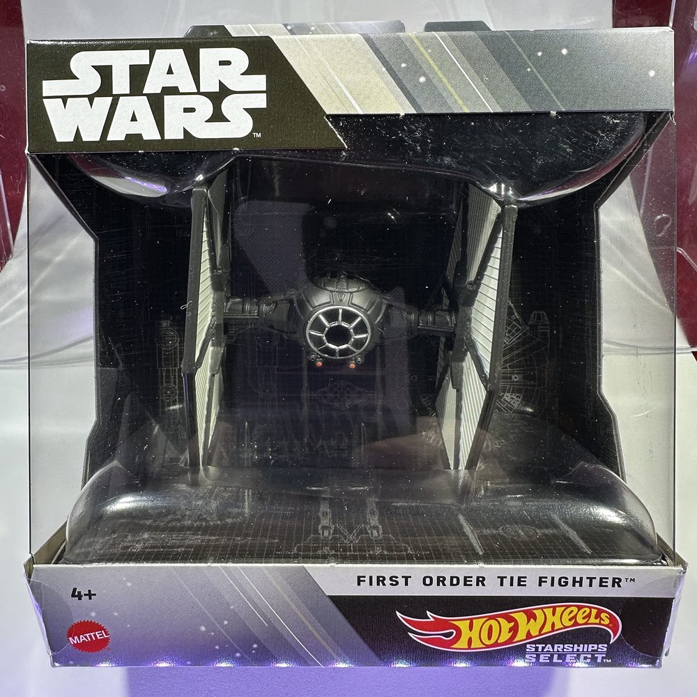 Hot Wheels - Star Wars Starships Select - First Order TIE Fighter - #14-2023 Mix 1 - Ships Bubble Wrapped in a Box