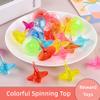 SPRMUD Childrens Acrylic Spinning Tops Gems Toys, Colorful Durable Shiny Crystal Small Tops for Boys Girls Kids Game in Family/Party/School/Kindergarten Game/Reword/Gift/Education (24 PCS) view 4