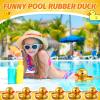 Honoson 6.89 Inch Giant Glitter Rubber Duck Big Glitter Rubber Duck Large Sparkly Duckling Bath Toy with Squeaky Sound for Summer Baby Shower Birthday Party Favor Gift(Gold) view 4