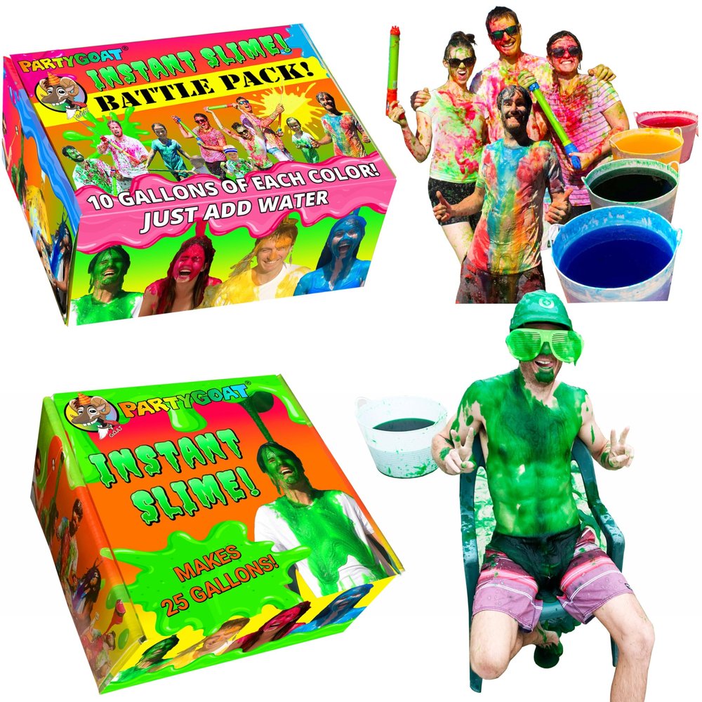 Instant Slime Battle Pack (40 Gallons) and Extra Green Slime (25 Gallons)