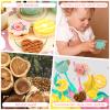 Wooden Tea Set for Little Girls Play Food Pretend Play Kitchen Accessories for 3 4 5 Years Old Girls and Boys Toddler Princess Tea Time Party Food Toys view 3