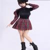 1/6 Scale Female Clothes,Female Red Plaid Top Clothes and Skirt Suit Costume Clothing for 12inch PH TBL JO Action Figure Body (A) view 3