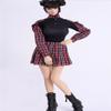 1/6 Scale Female Clothes,Female Red Plaid Top Clothes and Skirt Suit Costume Clothing for 12inch PH TBL JO Action Figure Body (A) view 4
