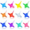 SPRMUD Childrens Acrylic Spinning Tops Gems Toys, Colorful Durable Shiny Crystal Small Tops for Boys Girls Kids Game in Family/Party/School/Kindergarten Game/Reword/Gift/Education (12 PCS) view 1