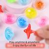 SPRMUD Childrens Acrylic Spinning Tops Gems Toys, Colorful Durable Shiny Crystal Small Tops for Boys Girls Kids Game in Family/Party/School/Kindergarten Game/Reword/Gift/Education (12 PCS) view 2