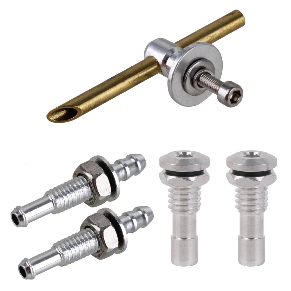 BQLZR RC Boat Water Nipple Pickup Outlets Metal M6 Thread Kit for Repair Pack of 5