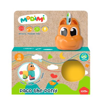 Modimi Pony - Interactive Multi-Sensory Baby Toys, Modular Play System, 3 Months and Up