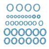 BRKRC 33Pcs RC Wheel Hub Chrome Steel Blue Rubber Sealed Bearings Set for Tra-xxas 8s X-Maxx RC Car Upgrade Parts view 1