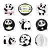 30PCS Panda Birthday Hanging Swirl Decorations, Panda Bear Birthday Party Supplies Party Decorations Animal Panda Theme Party Decor Favors view 2
