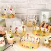MGZTTHW Gold Paper Crowns, 25pcs Diy Birthday King Crowns Craft to Decorate, Paper Prince Princess Crown Hats for Back to School Classroom view 2