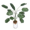 1:12 Miniature Dollhouse Plants, Miniature Banana Tree, Miniature Bonsai Plant Dollhouse, Leafed Plant Model for Garden Home Dollhouse Decor (S) view 1