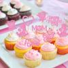 28Pcs Glitter Pink Happy Mother's Day Cupcake Toppers Mom Butterfly Rose Heart Cupcake Picks for Mother's Day Party Decoration Best Mom Birthday Cupcake Decorations view 4