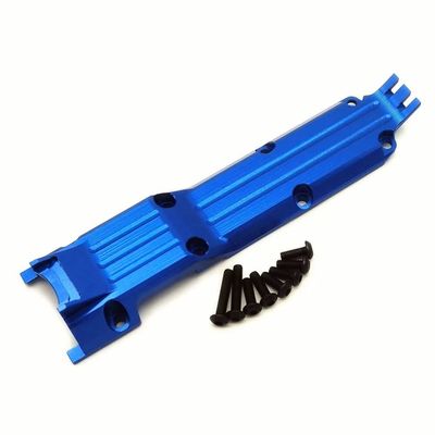 Aluminum Transmission Plate Center Skidplate Blue for Traxxas 1/16 Mini E-Revo Slash 4WD Summit 7037