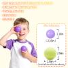 GUESVOT Ball Pit Balls Plastic Balls for Ball Pit BPA Free Plastic Balls Crush and Smash Proof Ball 100pcs 2.2" Set for Toddlers for Play Tent Tunnel (Purple+Blue+White) view 3