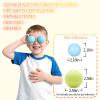 GUESVOT Ball Pit Balls Plastic Balls for Ball Pit BPA Free Plastic Balls Crush and Smash Proof Ball 100pcs 2.2" Set for Toddlers for Play Tent Tunnel (Blue Mix) view 3