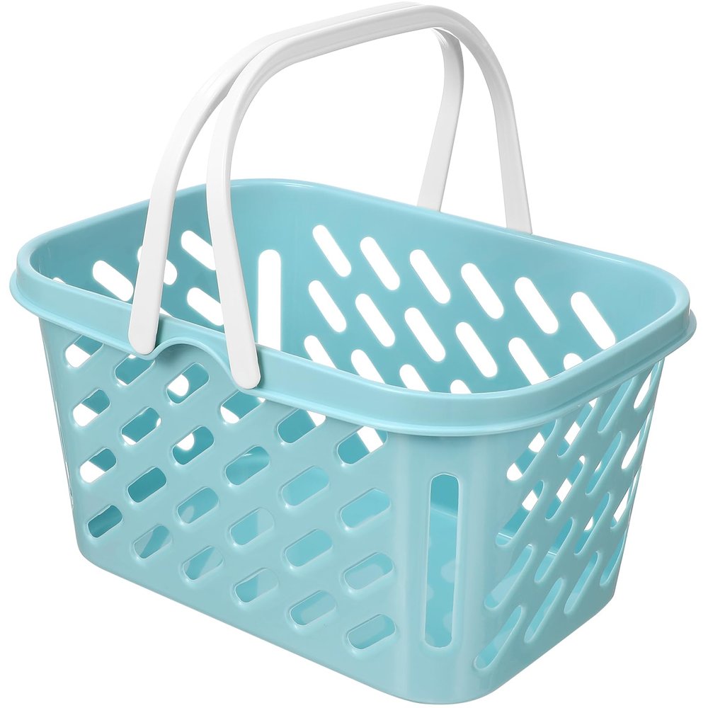 Toddmomy Kids Grocery Basket with Handles Shopping Basket for Kids Toys Mini Toy Shopping for Party Favors Pretend Play