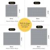 Shihanee Foam Floor Tiles Foam Floor Mats Play Mats Bulk with Borders Interlocking for Gym Nursery Bedroom(64ft,Gray) view 3