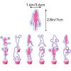 Cheerleading Birthday Party Decorations - Supplies Include Banner, Cake Cupcake Toppers, Balloons for Cheerleader and Gymnastics Party view 4