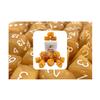 Marble Caramel Dice - Set of 15 w/Arch'd4 view 1