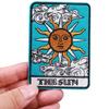 The Sun Tarot Card Fortune Telling 3.6" Iron On Embroidered Thermoadhesive Patch for Clothing view 1