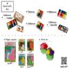 AyaCraft Felt Puzzle Starter Kit 12 Colors 72 Pieces, Developing Child's Fine Motor Skills and Imagination view 4