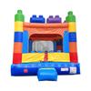 Crossover Building Blocks Inflatable Bounce House for Kids and Toddlers, 13 x 12 x 14.5 Foot Bouncy Jump Castle, Commercial-Grade Vinyl, with Stakes and Storage Bag, Blower Not Included view 1