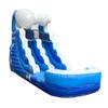 Crossover Inflatable Water Slide for Kids (Without Blower), 21 x 9 x 12 Foot Backyard Inflatable Waterslide, Blue Wave Slide with Splash Pool for Outdoor Summer Fun - 12 Feet Tall view 1
