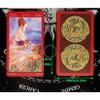 Jayiaine Tarot Cards for Beginners,Oracle Cards Deck with Guidebook Pink Waterproof Cards, Fortune Teller Game Set for Family Reunion Expert Reader for Christmas Birthday, Red view 4