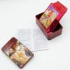 Jayiaine Tarot Cards Deck, with Red Guidebook Divination Cards, 78 Fortune Telling Game Set for Family Reunion Beginners Expert Readers for Christmas Birthday, A view 2