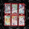 Jayiaine Tarot Cards Deck, with Red Guidebook Divination Cards, 78 Fortune Telling Game Set for Family Reunion Beginners Expert Readers for Christmas Birthday, B view 2