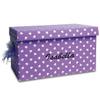 Lillian Vernon Personalized Kids Dress-Up Trunk and Accessories - 16" x 10-1/2" x 8-1/2"H cardboard trunk view 2