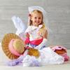 Lillian Vernon Personalized Kids Dress-Up Trunk and Accessories - 16" x 10-1/2" x 8-1/2"H cardboard trunk view 3