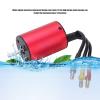 VBESTLIFE RC Transmitter, RC 2.4G CH2 Transmitter Receiver Set with 2838 3600KV Brushless Motor 30A 2 in 1 ESC Suitable for 1/14 1/16 Brushless Cars view 4