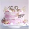 Cake Topper, Best Cake Decoration. Theme Cake (Gold Letter HBD) view 4
