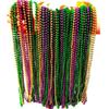 Dondor Festive Metallic Beaded Necklaces (144 Pack, GREEN, GOLD, PURPLE) view 1