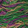 Dondor Festive Metallic Beaded Necklaces (144 Pack, GREEN, GOLD, PURPLE) view 3