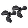 Pilipane RC Boat Propellers, Three Blade Propeller, Reverse Propeller, Remote Control Ship Parts 3 Blades Plastic RC Boat Outboard Propellers Set Accessory view 1