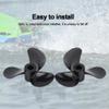 Pilipane RC Boat Propellers, Three Blade Propeller, Reverse Propeller, Remote Control Ship Parts 3 Blades Plastic RC Boat Outboard Propellers Set Accessory view 3