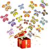 Chenkaiyang 20pcs Magic Flying Butterfly, Wind Up Butterfly Toy Bright Colors Elastic Band Flying Butterflies Toy Surprise Gift for Wedding Birthday Party view 1