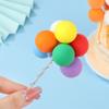 16PCS Balloon Cake Toppers, Light Clay Ball Happy Birthday Dessert Ornament view 2