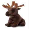The Petting Zoo Moose Stuffed Animal Plushie, Gifts for Kids, Wild Onez Wildlife Animals, Jumbo Moose Plush Toy 20 inches view 1