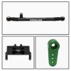 WOAEIUOS RC Servo EMAX ES08MAII Analog Servo 12G Steering Servo with Servo Mount Bracket and Arm and Steering Link Set for Axial SCX24 Upgrade Parts (Black) view 3